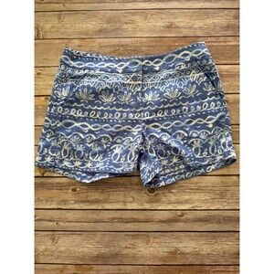 Southern Tide The Skipjack Leah Chino Shorts Womens 0 Blue marsh ocean Shorties